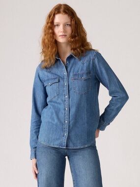 Levi's® Women's The Ultimate Western Shirt - Diamonds Are Best Friends - L